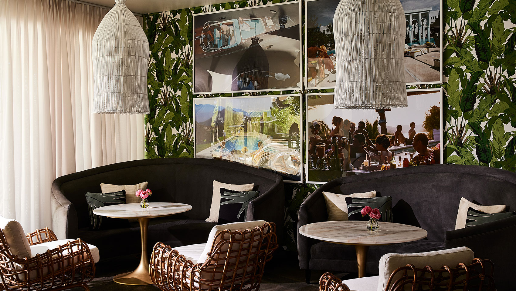 Interior Booth Seating at Revival