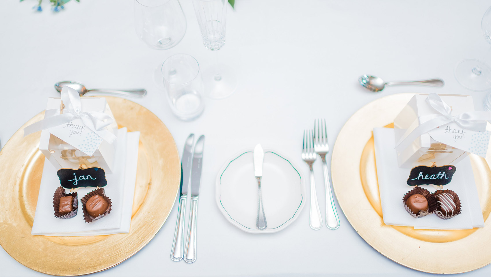 Reception Table Settings