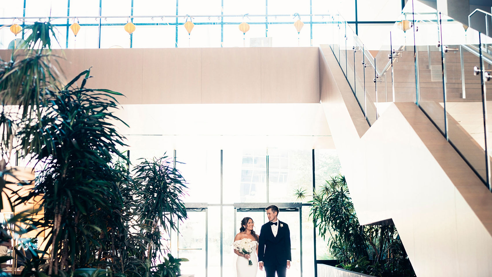 Newlyweds at the Sawyer