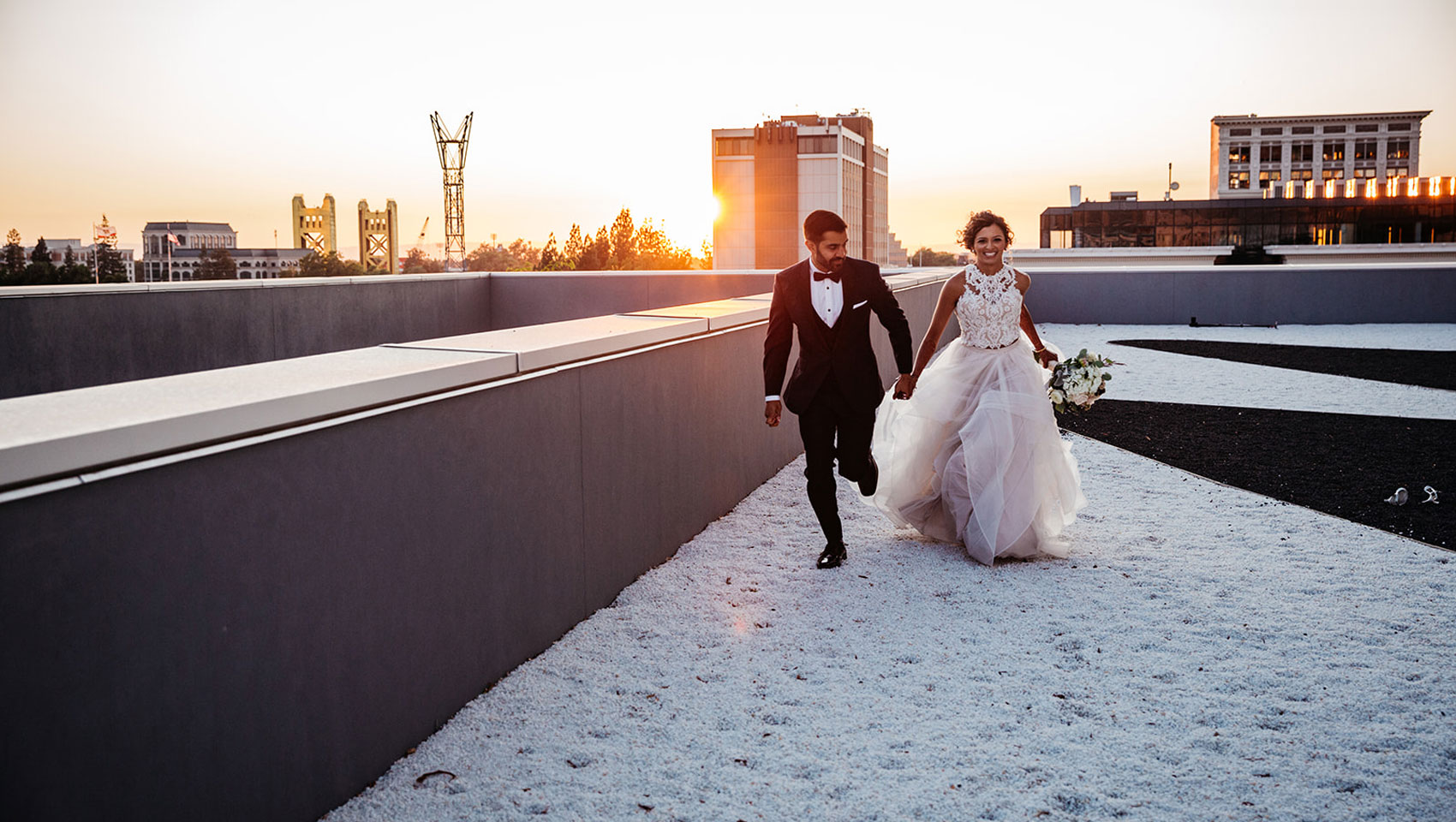 Newlyweds on our Rooftop