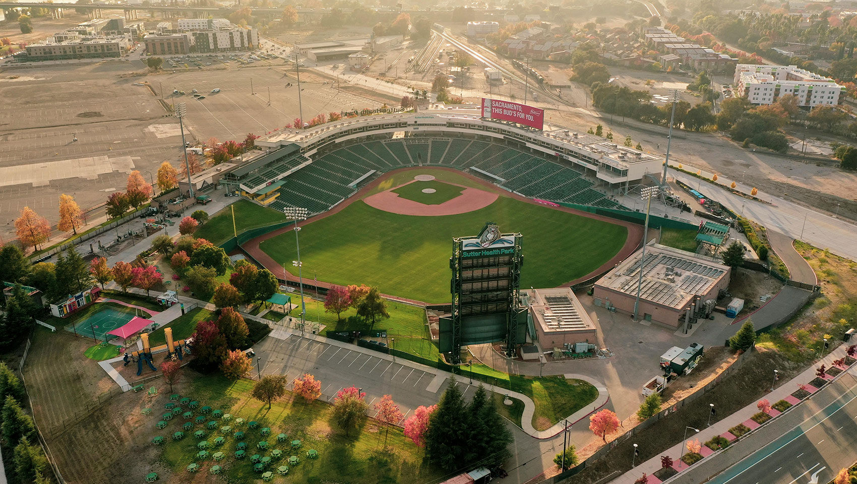 Baseball field in Sacramento