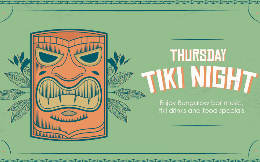 Tiki Thursday event poster