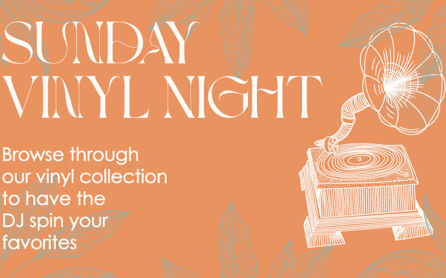 Vinyl Night event poster
