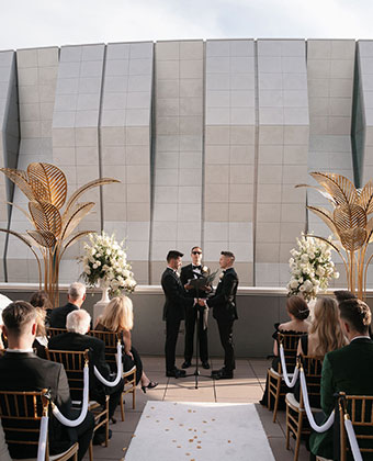 couple at the altar