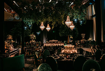wedding reception styling