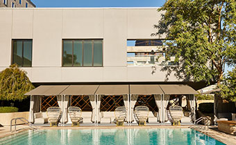 Cabana by pool